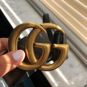 Gucci GG Leather Belt
